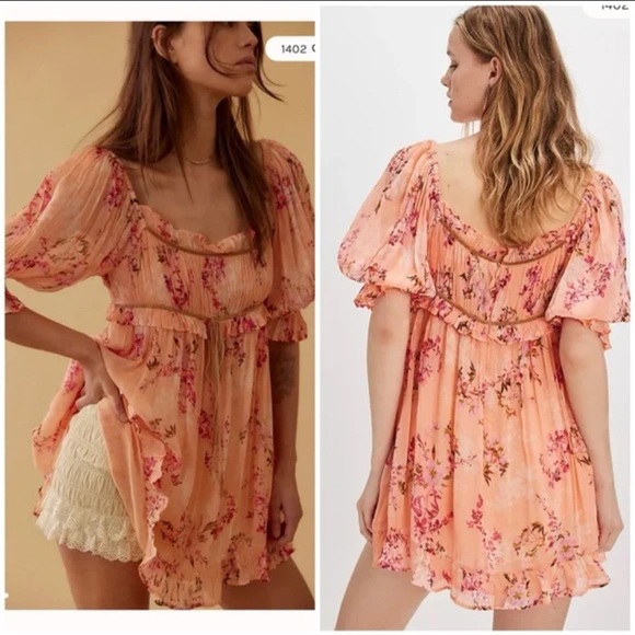 NWT Free People Marney Mini Dress - Picture 1 of 4